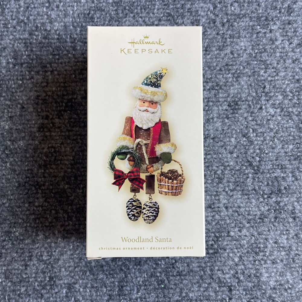 Hallmark Keepsake Woodland Santa 2007 Christmas Ornament Tammy Haddix QXG7109